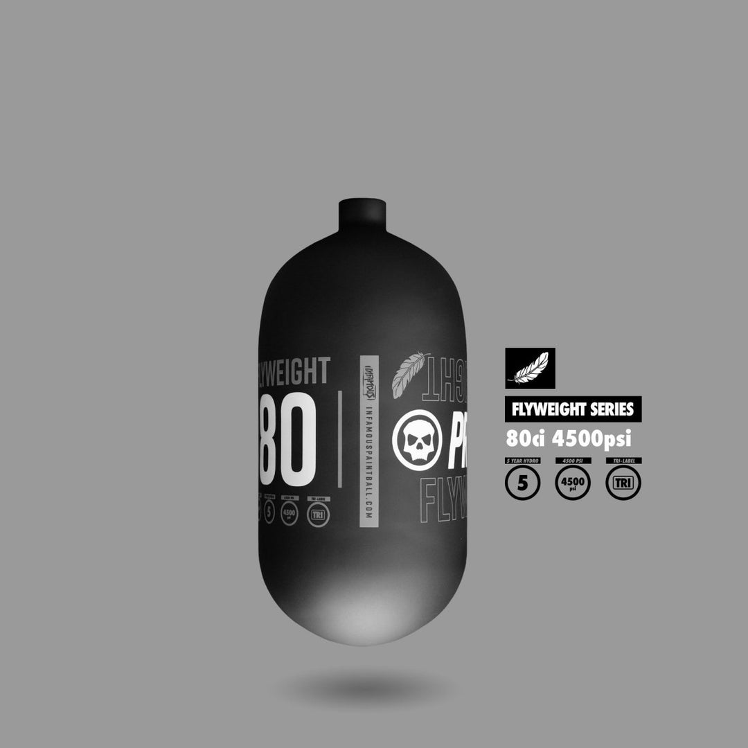 PRO DNA™ FLYWEIGHT AIR TANK 80CI - MATTE - P8Ball - Buy, Sell, Trade