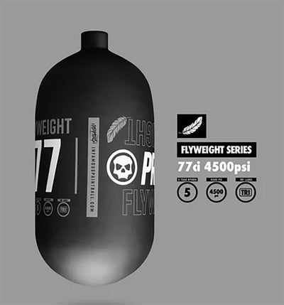 PRO DNA™ FLYWEIGHT TANK 77CI - MATTE BLACK / GREY - BOTTLE ONLY - P8Ball - Buy, Sell, Trade