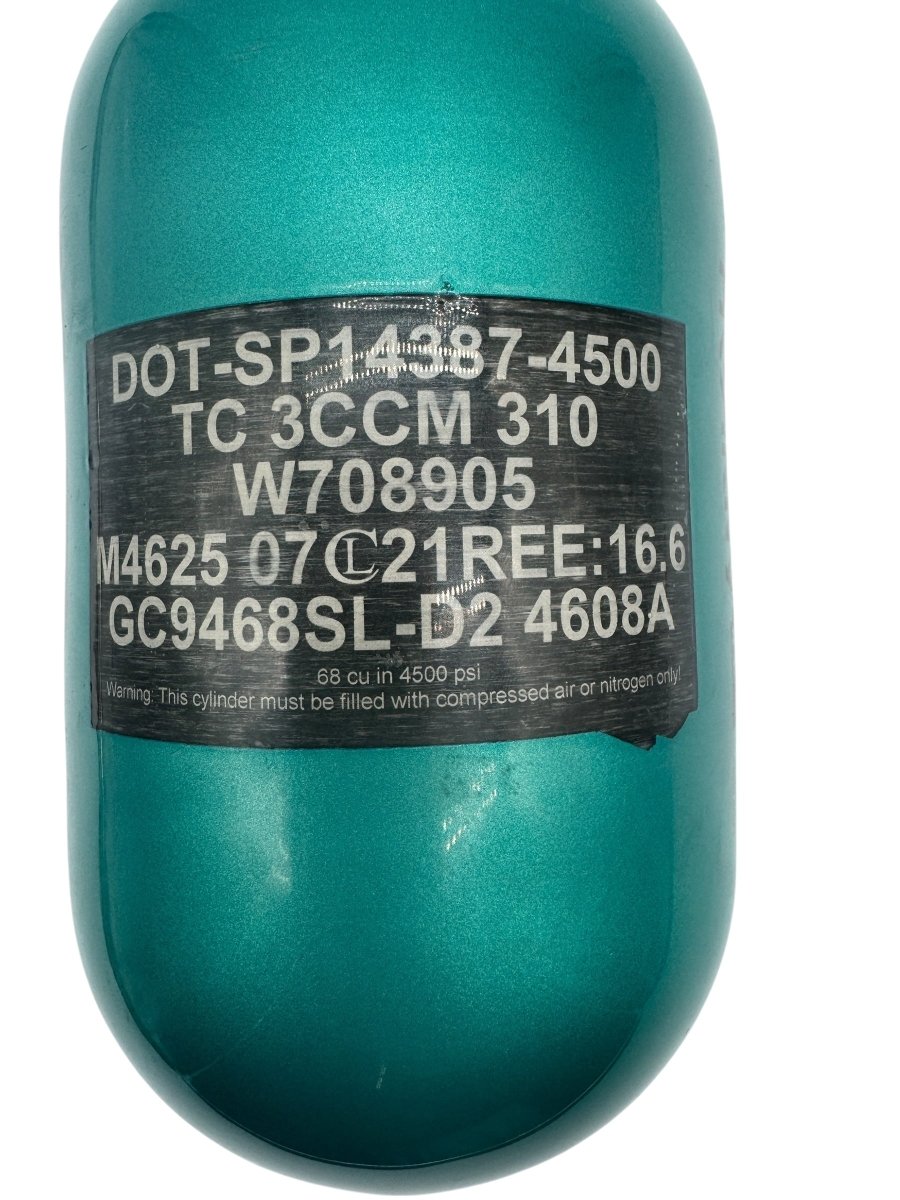 RUSH - 68CI/4500 “EXTRA LITE” AIR SYSTEM - TEAL - P8Ball - Buy, Sell, Trade