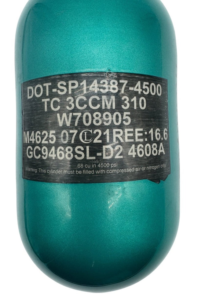 RUSH - 68CI/4500 “EXTRA LITE” AIR SYSTEM - TEAL - P8Ball - Buy, Sell, Trade