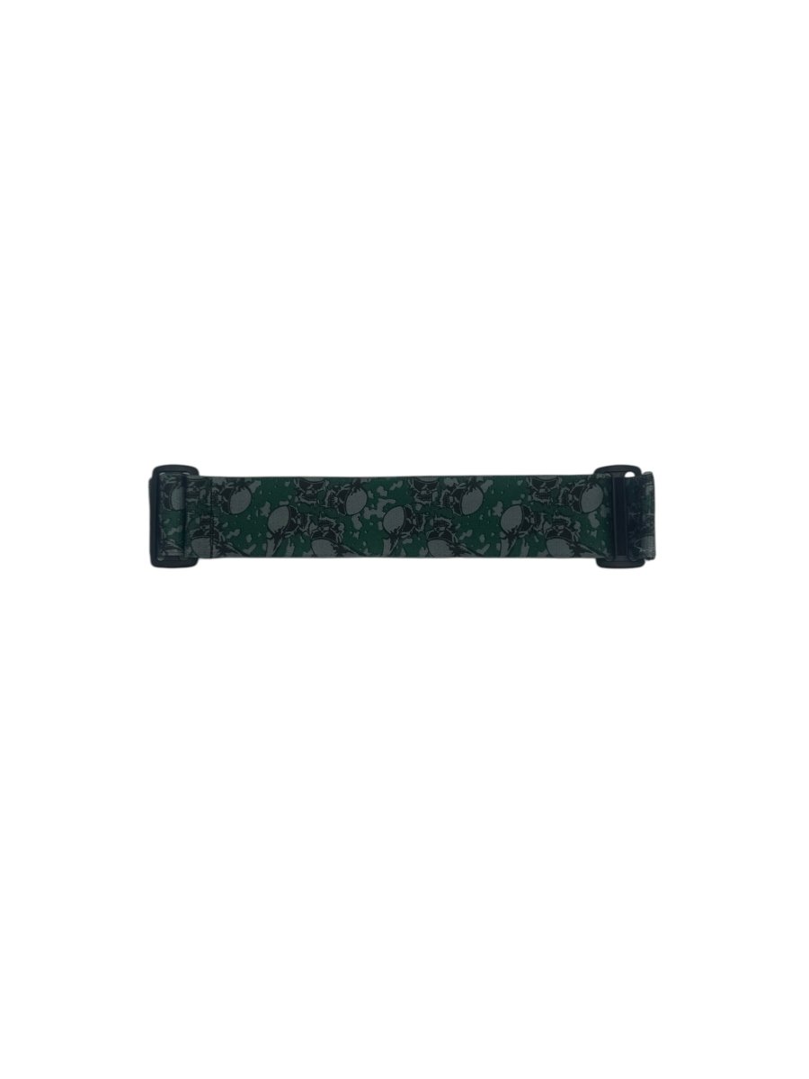 SANDANA GOGGLE STRAP GREEN/GRAY FLYING SKULLS - USED - P8Ball - Buy, Sell, Trade