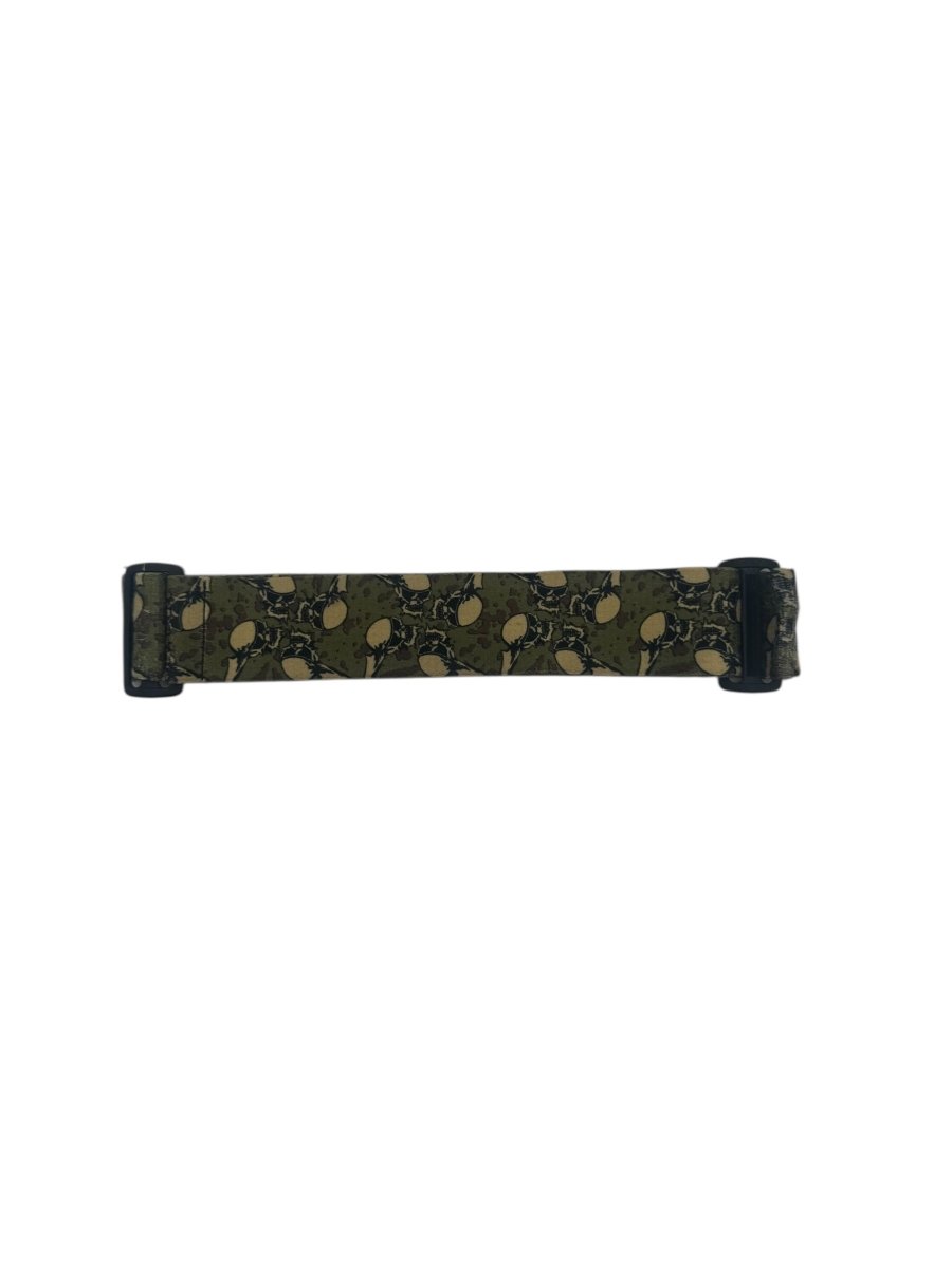 SANDANA GOGGLE STRAP GREEN/TAN FLYING SKULLS - P8Ball - Buy, Sell, Trade