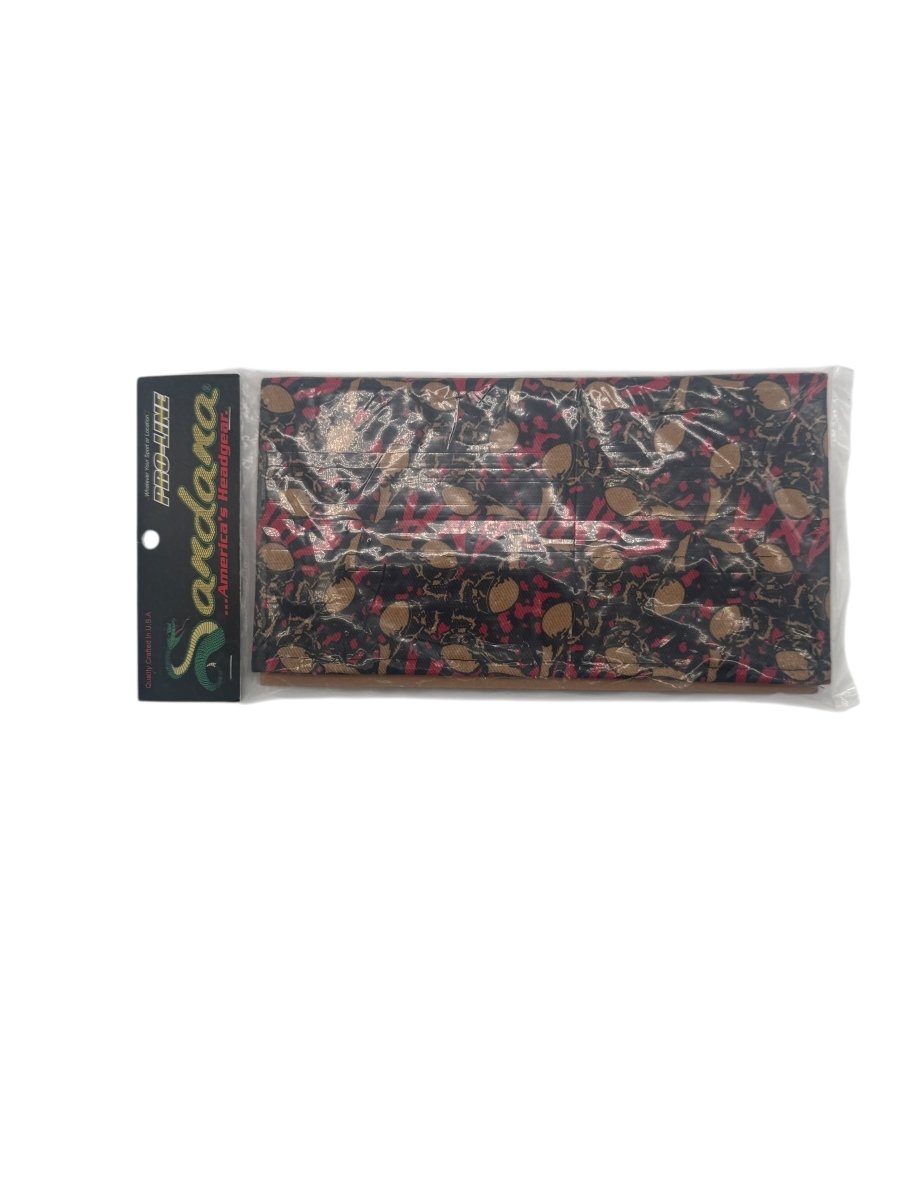SANDANA HEAD WRAP RED/BLACK FLYING SKULLS - P8Ball - Buy, Sell, Trade