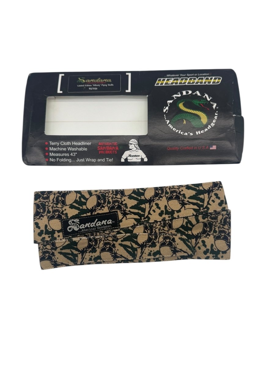 SANDANA HEADBAND LIMITED EDITION “AFFINITY” FLYING SKULLS - P8Ball - Buy, Sell, Trade