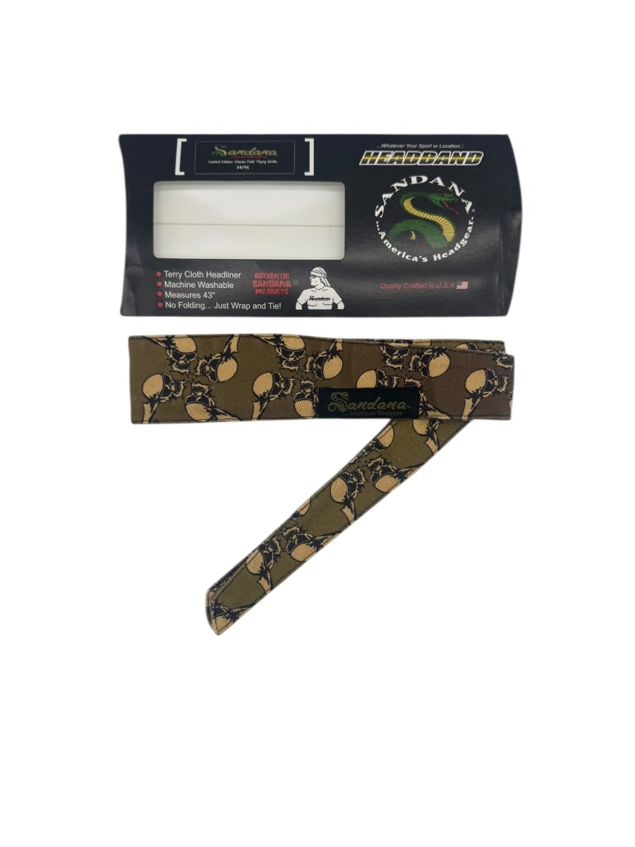 SANDANA HEADBAND LIMITED EDITION “CLASSIC FADE” FLYING SKULLS - P8Ball - Buy, Sell, Trade