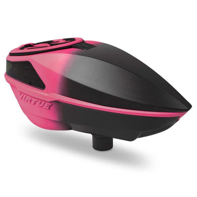 Virtue Spire V 5 Electronic Paintball Hopper Loader w/ Speedfeed and Lid - Pink Black Fade - P8Ball - Buy, Sell, Trade