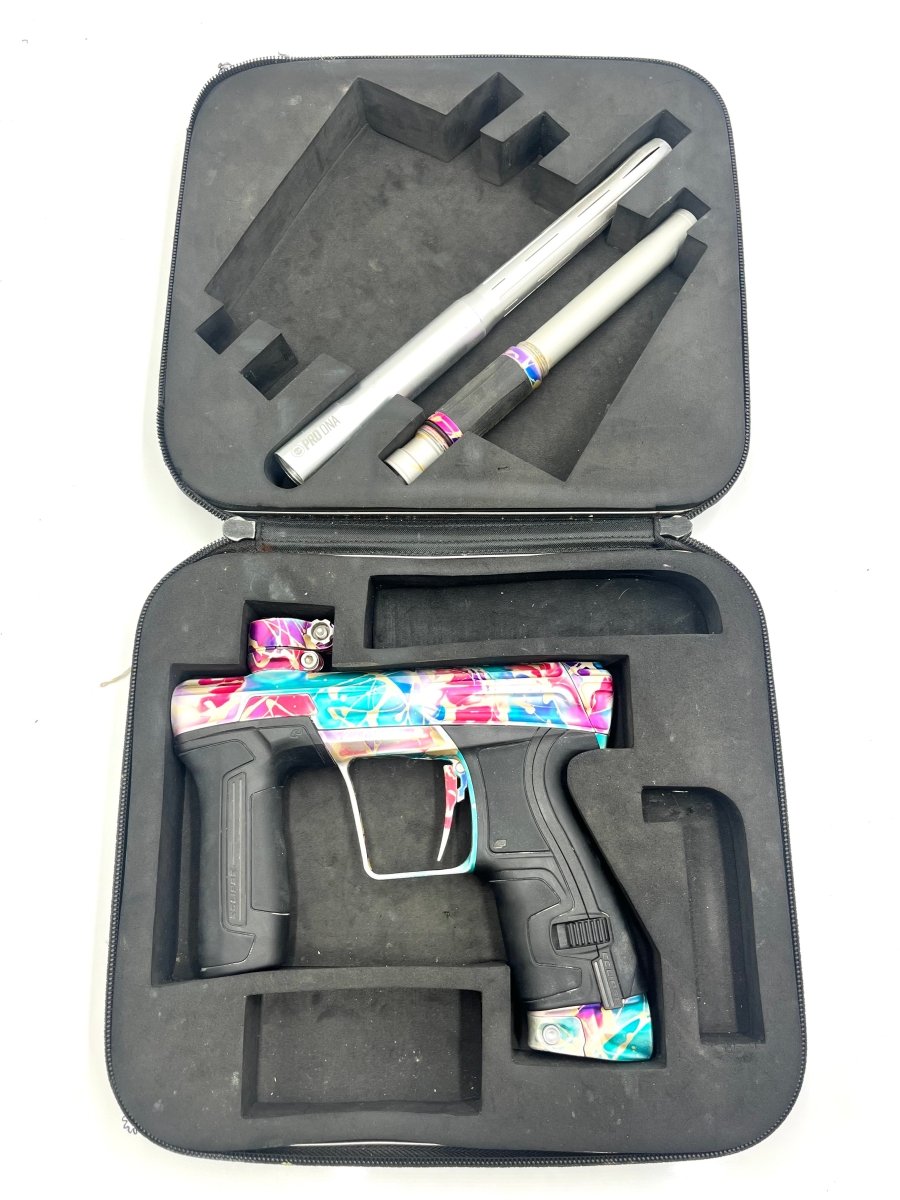 PLANET ECLIPSE CS2 ANODIZING SPLASH PINK/BLUE SILVER USED - P8Ball - Buy, Sell, Trade