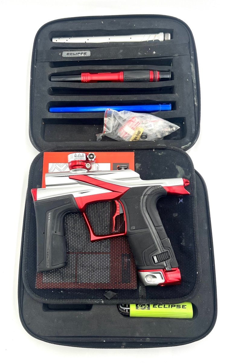 PLANET ECLIPSE LV2 RED/SILVER USED - P8Ball - Buy, Sell, Trade